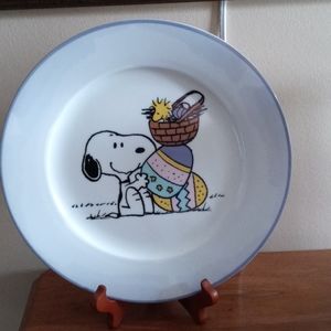 Snoopy Easter plates